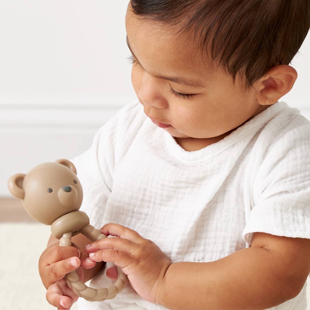 Itzy Ritzy - Shake & Smile Silicone Rattle Teether