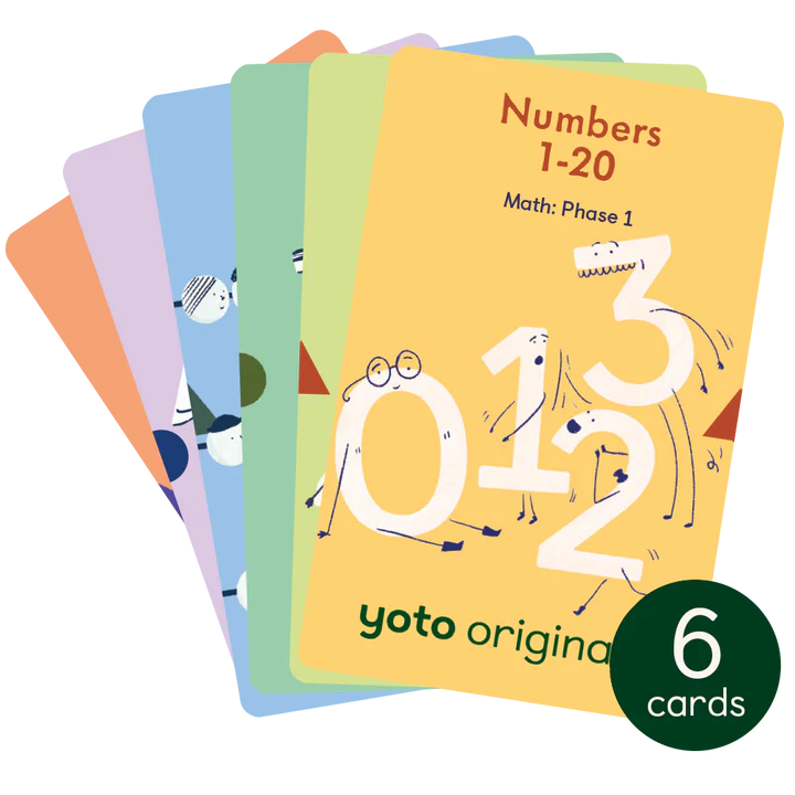 Yoto Card: Math Phase 1 – Foundational Maths | Interactive Early Learning | Ages 4–7