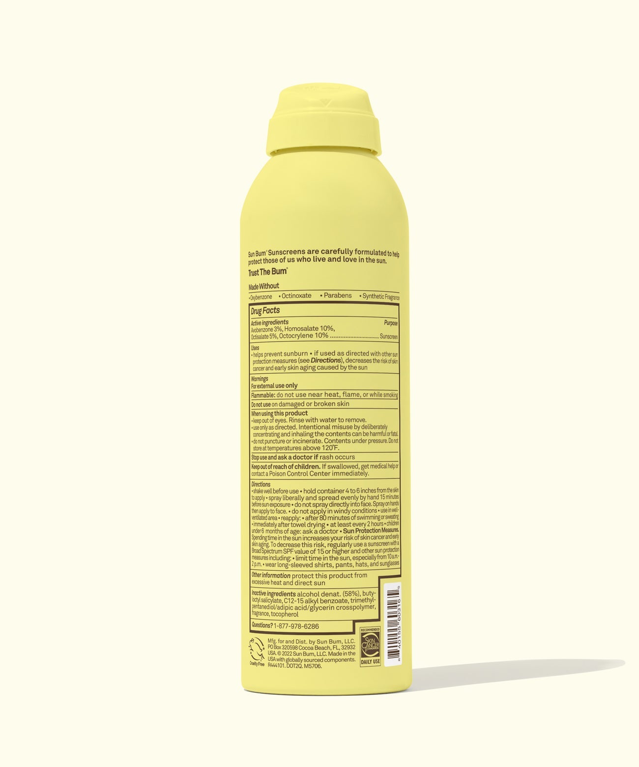 Sun Bum - Kids Spf 50 Clear Sunscreen Spray