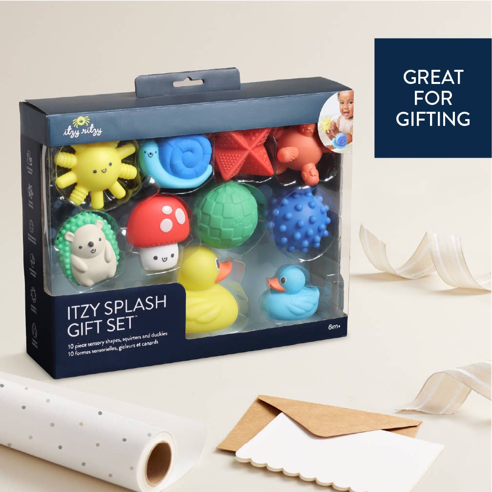Itzy Ritzy - Itzy Splash Gift Set, Soft Bath & Water Toys