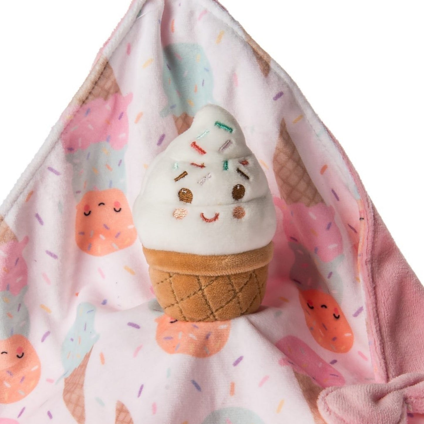 Mary Meyer - Sweet Soothie Blanket - 10" - Sweet Ice Cream