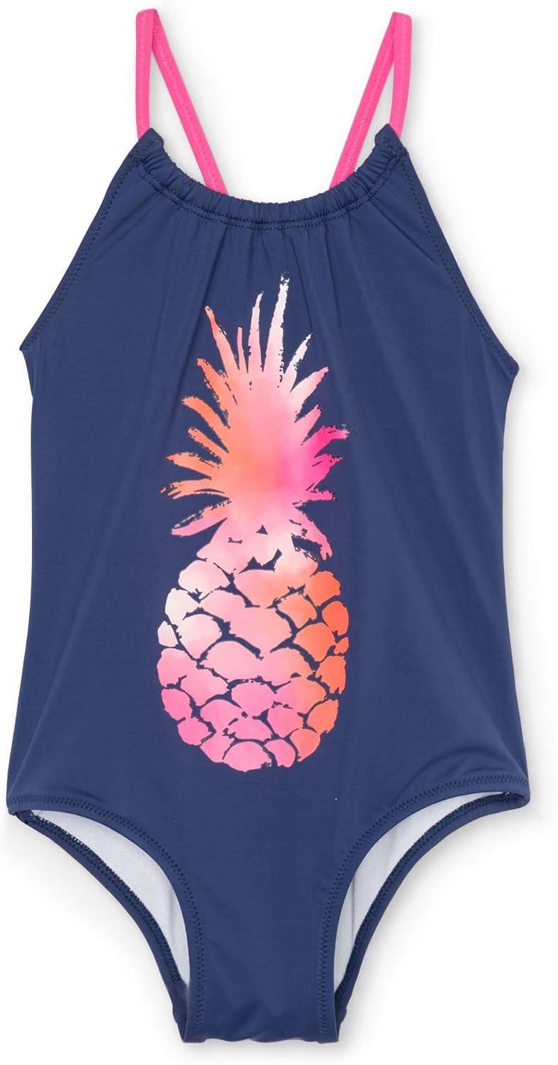 Hatley Party Pineapples Swimsuit, children's swimwear — alternate view
