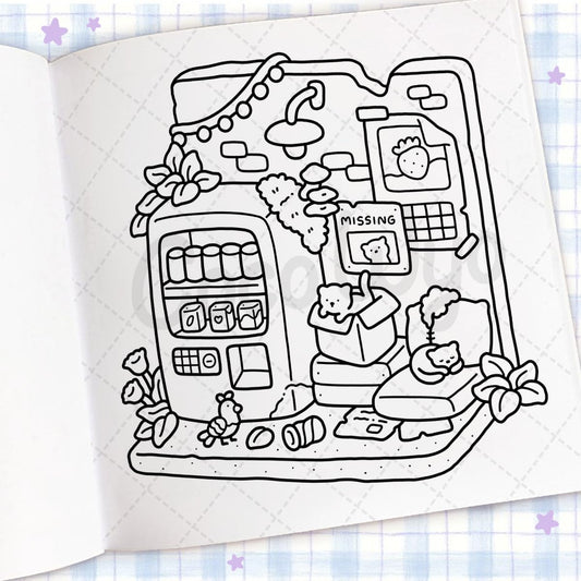 Cozy Corner: Coloring Book by Coco Wyo