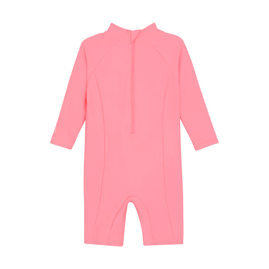 Color Kids 1 pc UV Sunsuit Pink Unicorn - 1Y