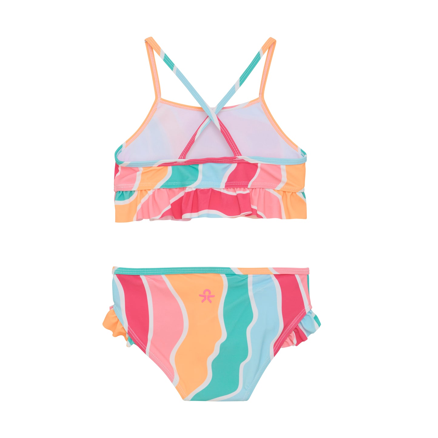 Color Kids - Swimwear Bikini With Frills - 6Y