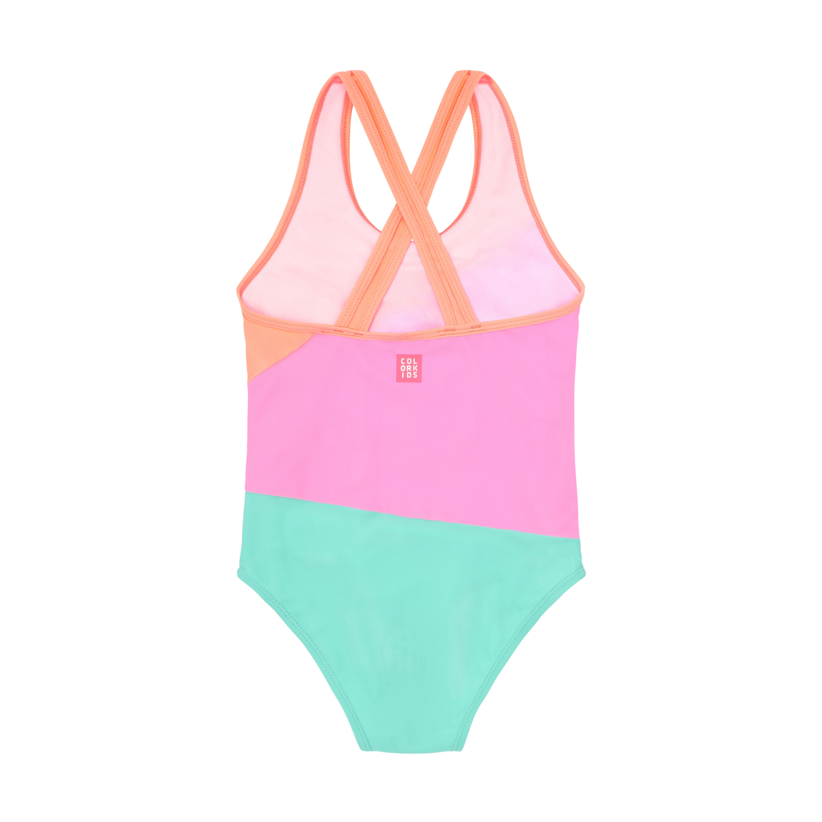 Color Kids - Girl's Swim Suit 1 pc Color Block
