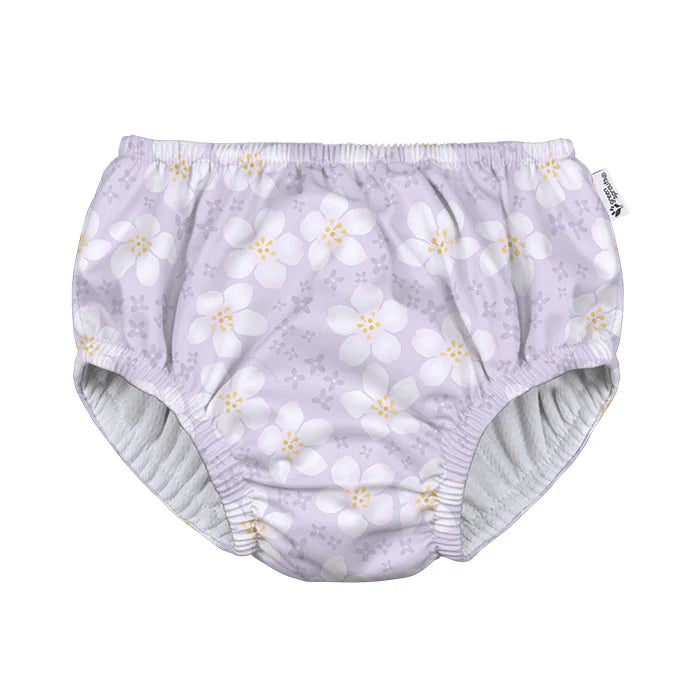Greensprouts - Eco Pull - Up Swim Diaper - Light Lavender Blossom - 18 Months