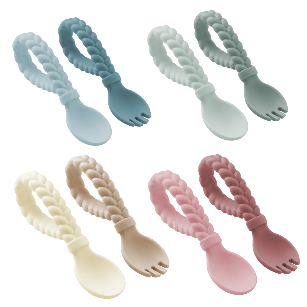 Itzy Ritzy - Sweetie Spoons Infant Spoon + Fork Set