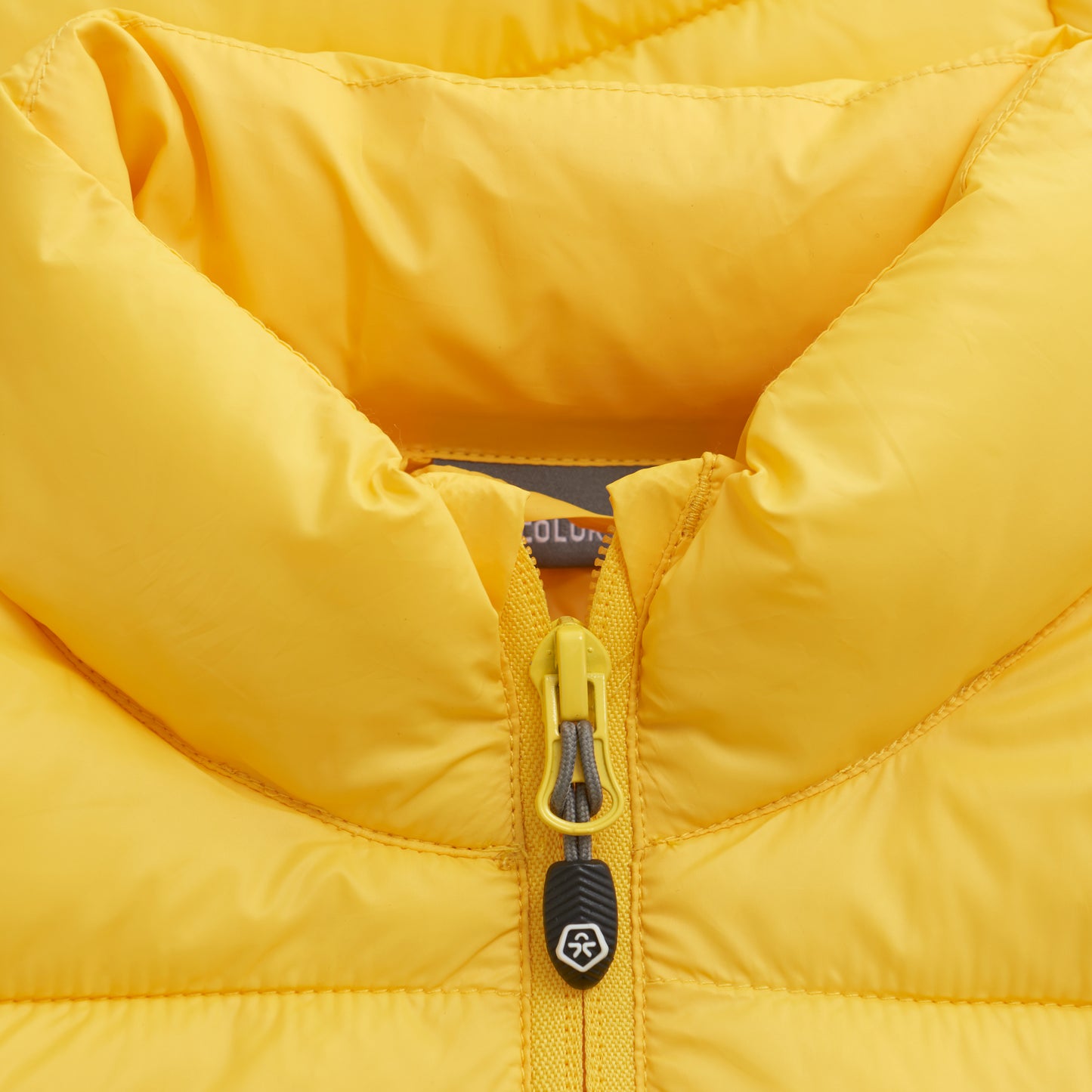 Color Kids Jacket Quilted Puffer Yellow 6Y