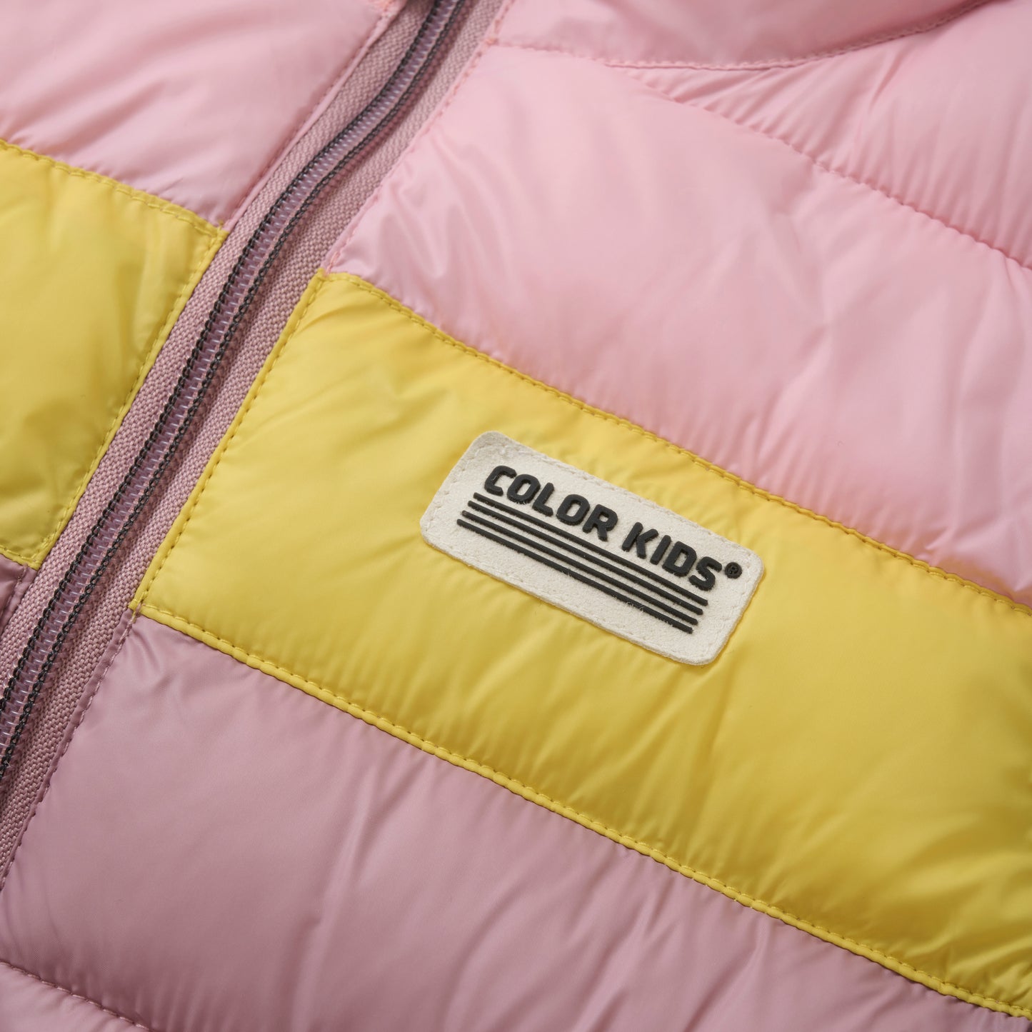 Color Kids Waistcoat Quilted Puffer - Colorblock 6Y