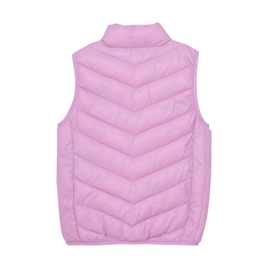 Color Kids Vest Quilted Puffer Pink 6Y