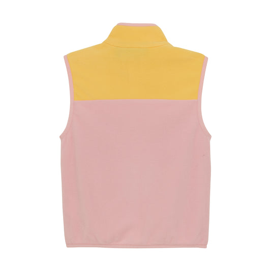 Color Kids Fleece Waistcoat - Colorblock 6Y