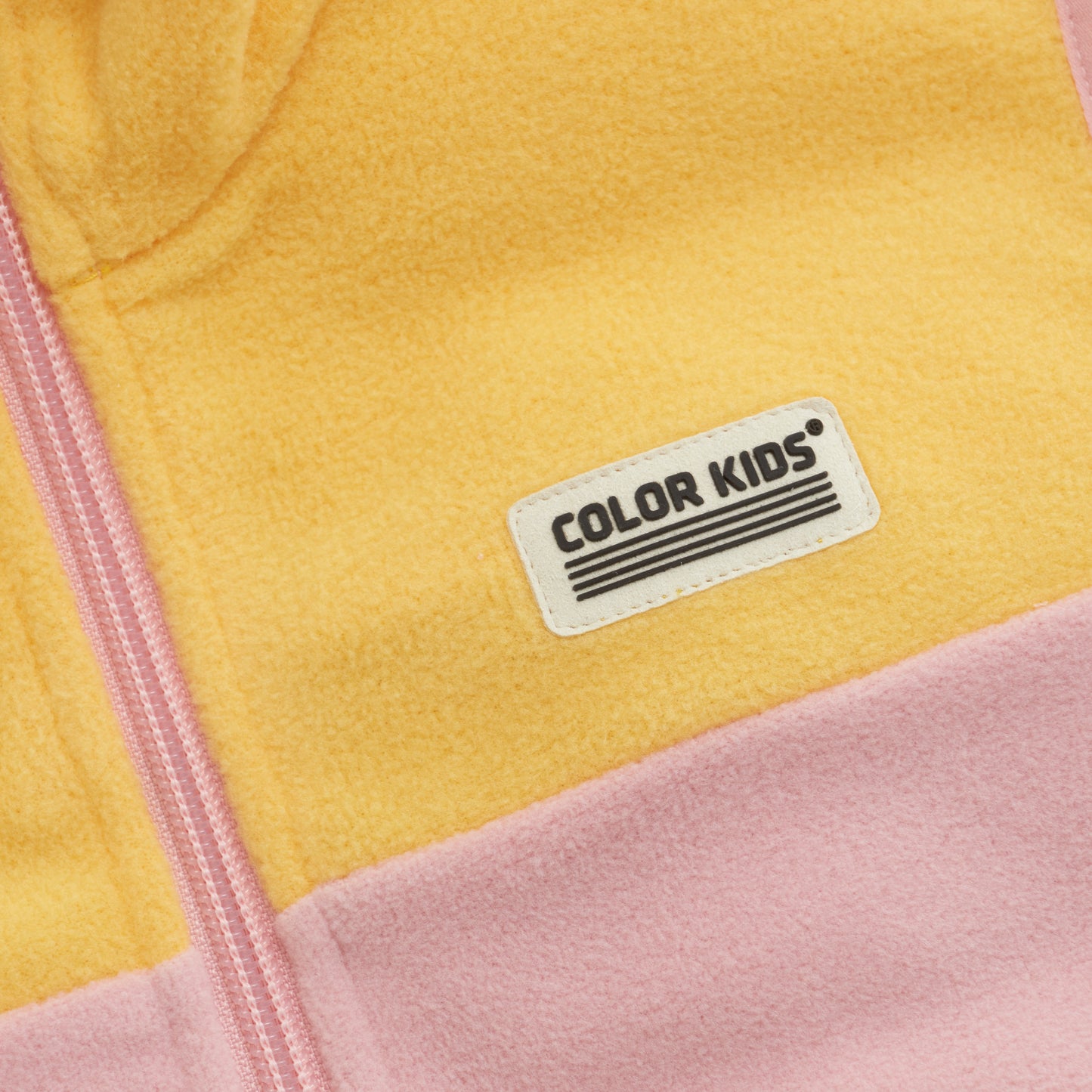 Color Kids Fleece Waistcoat - Colorblock 6Y