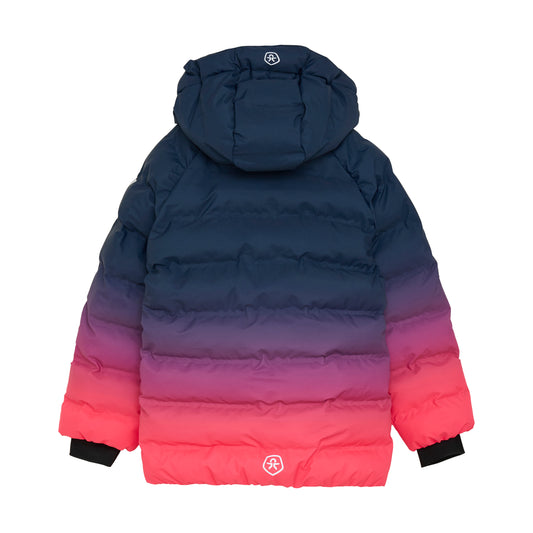 Color Kids - Quilted Gradient Ski Jacket - 6Y