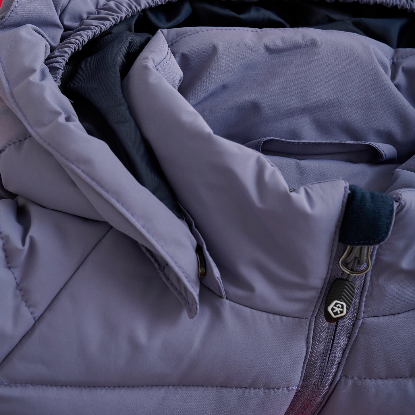 Color Kids - Quilted Color Block Ski Jacket - 6Y