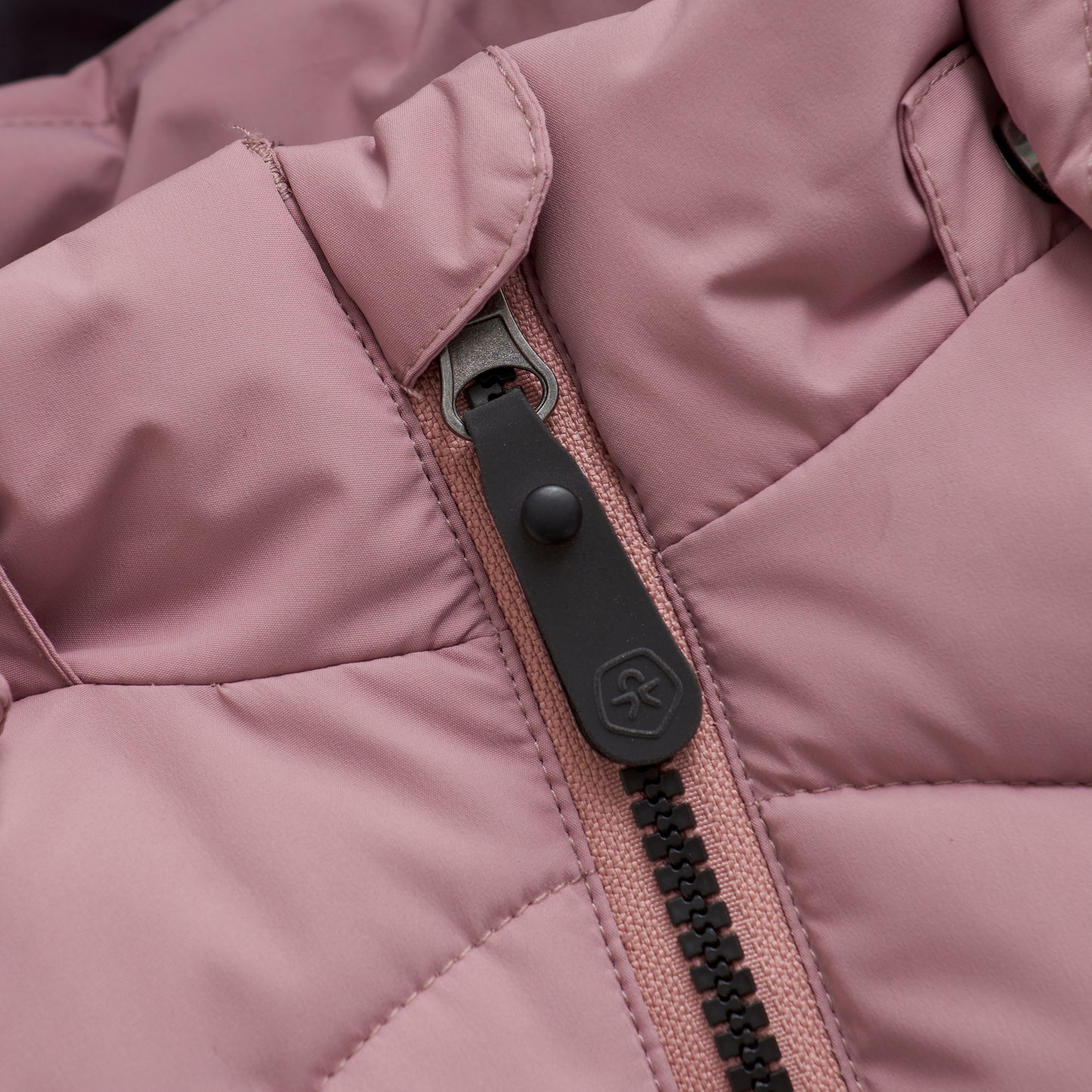 Color Kids - Old Rose Quilted Ski Jacket - 6Y