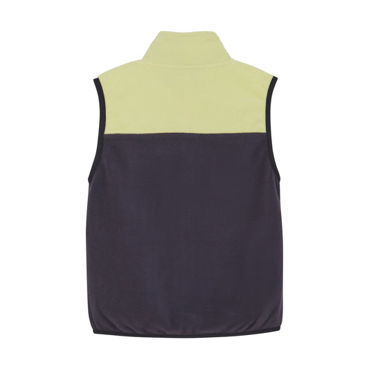 Color Kids - Colorblock Fleece Vest - 6Y