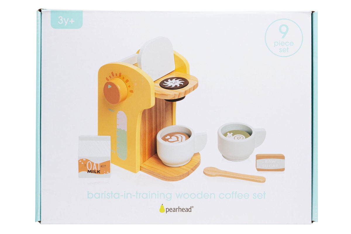 Barista In Training Wooden Coffee Toy Set