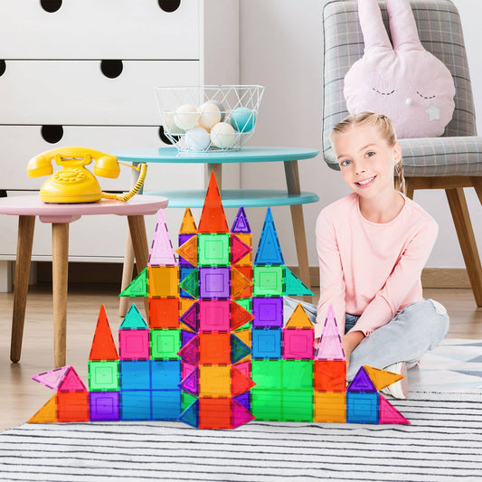 PicassoTiles 101pc Magnetic Tile Building Set