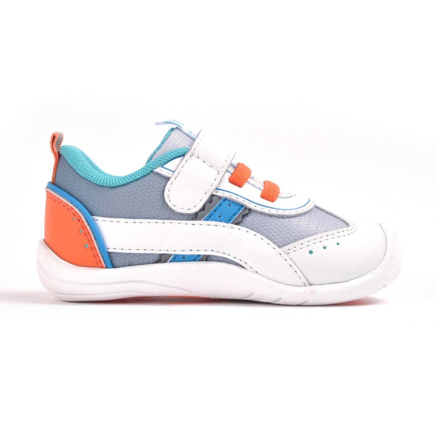 Pediped Footwear - Venus - Grip ‘n’ Go™ | White Orange