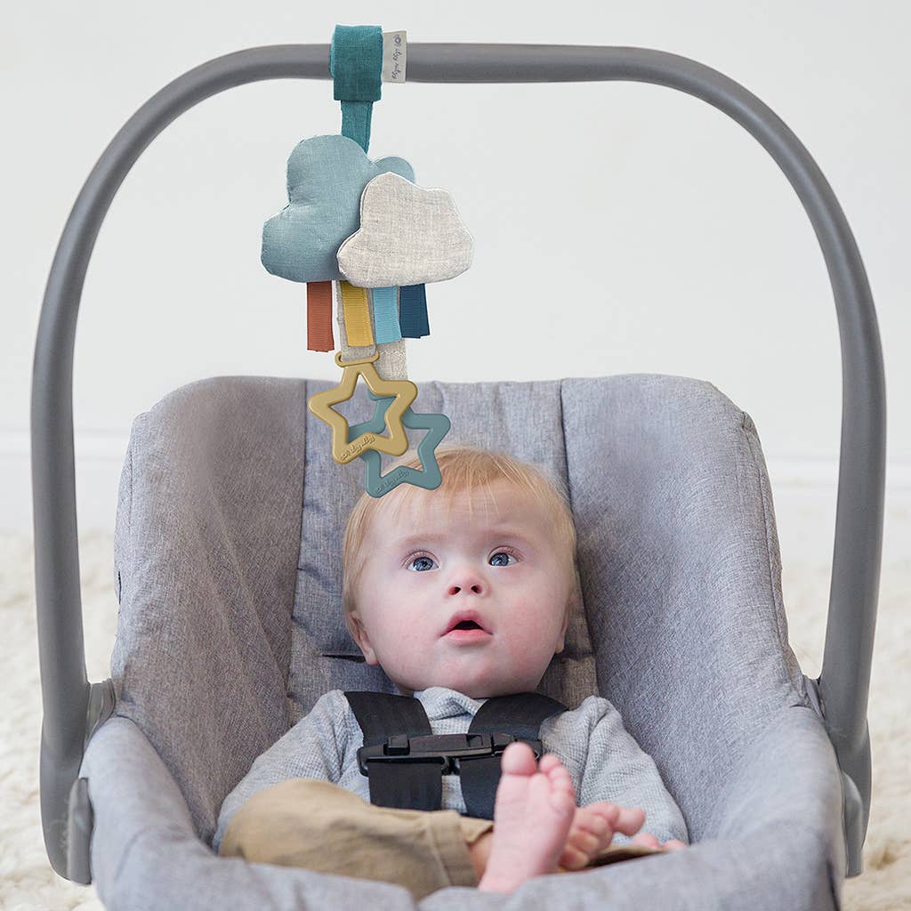 Itzy Ritzy - Bitzy Bespoke Ritzy Jingle Attachable Travel Toy: Cloud