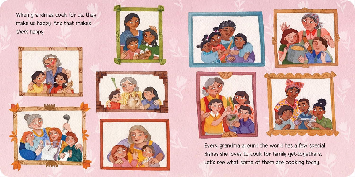 When Grandmas Cook Board Book