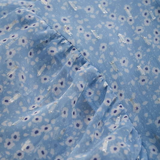 Creamie Dress Flower Lurex - 8Y