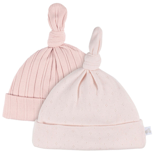 Just Born - 4pc Hat+Mitten Set - Pink