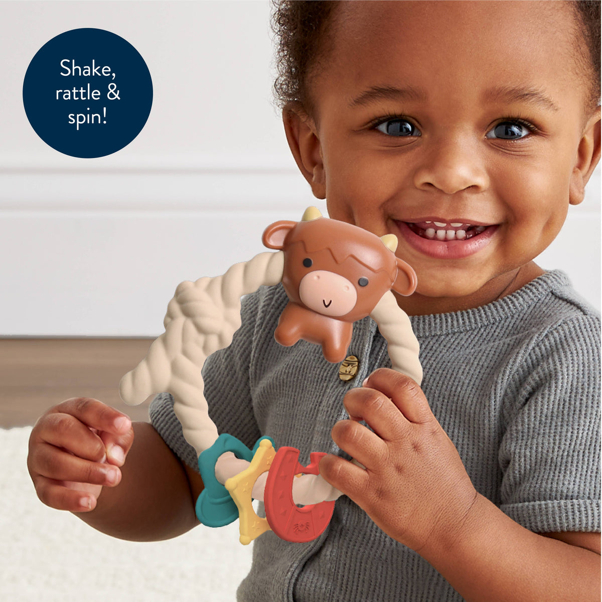 Itzy Ritzy - Ritzy Rattle Silicone Teether Rattle