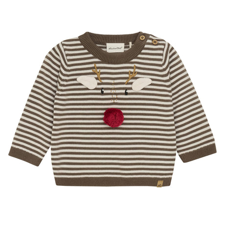Minymo Infant/kid Girl Christmas Reindeer Top - 3M