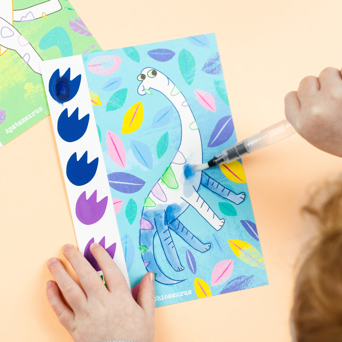Tiger Tribe Paint a Picture Set Dinosaurs