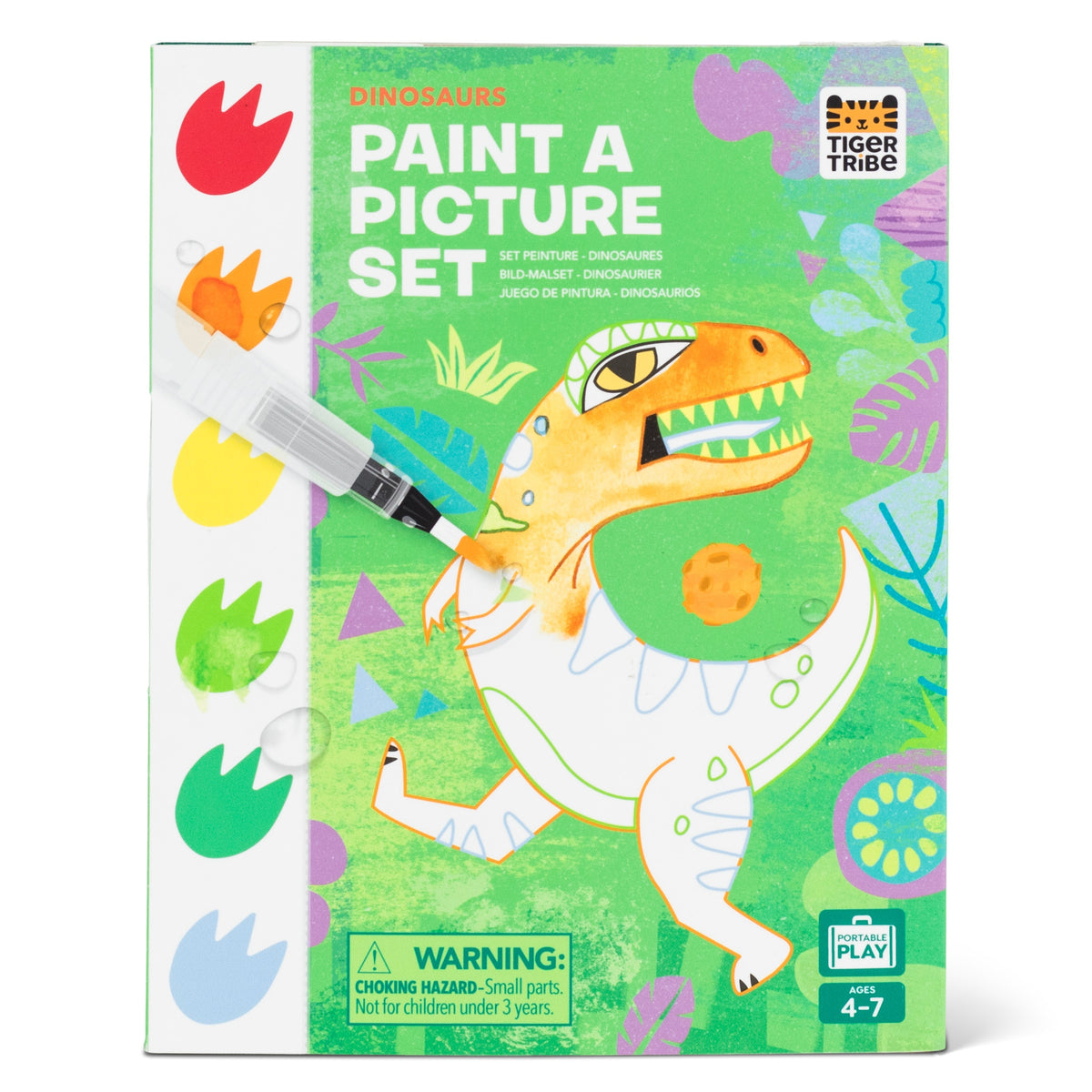 Tiger Tribe Paint a Picture Set Dinosaurs