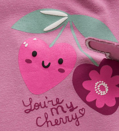 Minymo - Long Sleeve Mauve Orchild Bodysuit - 3 Months