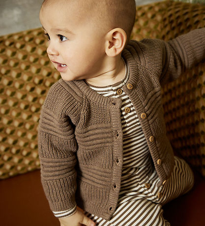 Minymo - Striped Rib Legging - 3M