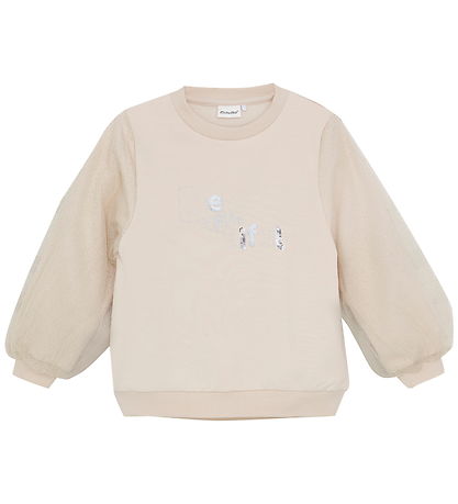 Minymo Sweatshirt "Be-you-tiful" Smoke Gray - 5Y