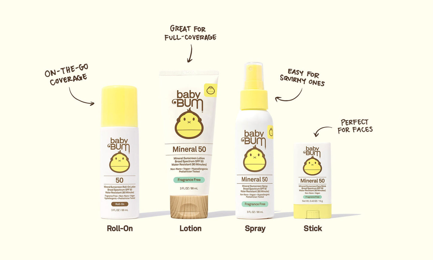 Baby Bum - Baby SPF 50 Sunscreen Face Stick