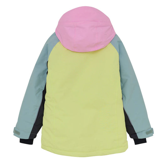 color kids - Colorblock Ski Jacket - Lime - 6Y