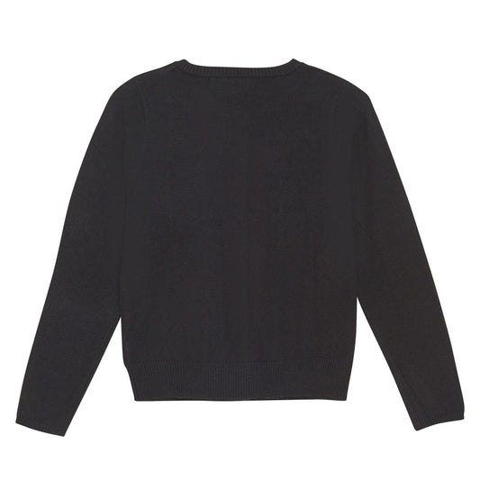 Creami - Pointelle Cardigan Navy - 8Y