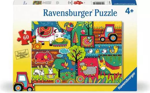Ravensburger - A Day at the Farm 60 Pc Puzzle