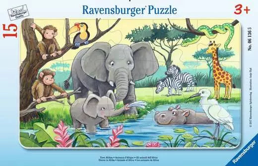 Ravensburger - Animals of Africa 15pc Frame Puzzle