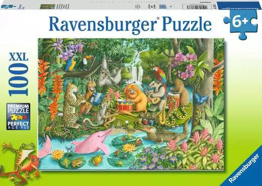 Ravensburger - Rainforest River Band, 100 pc Puzzle