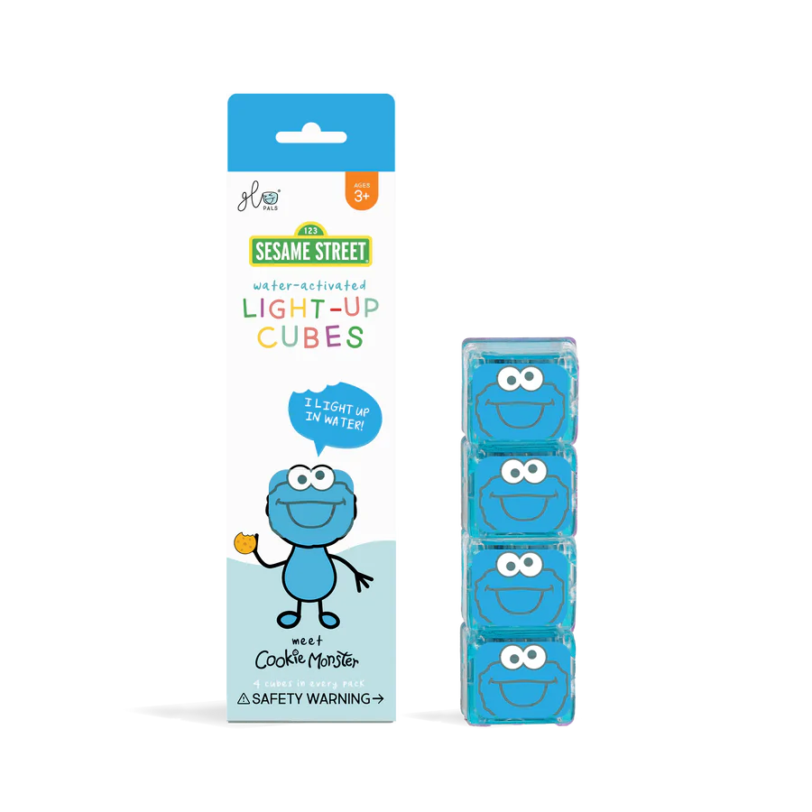 Cookie Monster Light-Up Cubes, children's toys