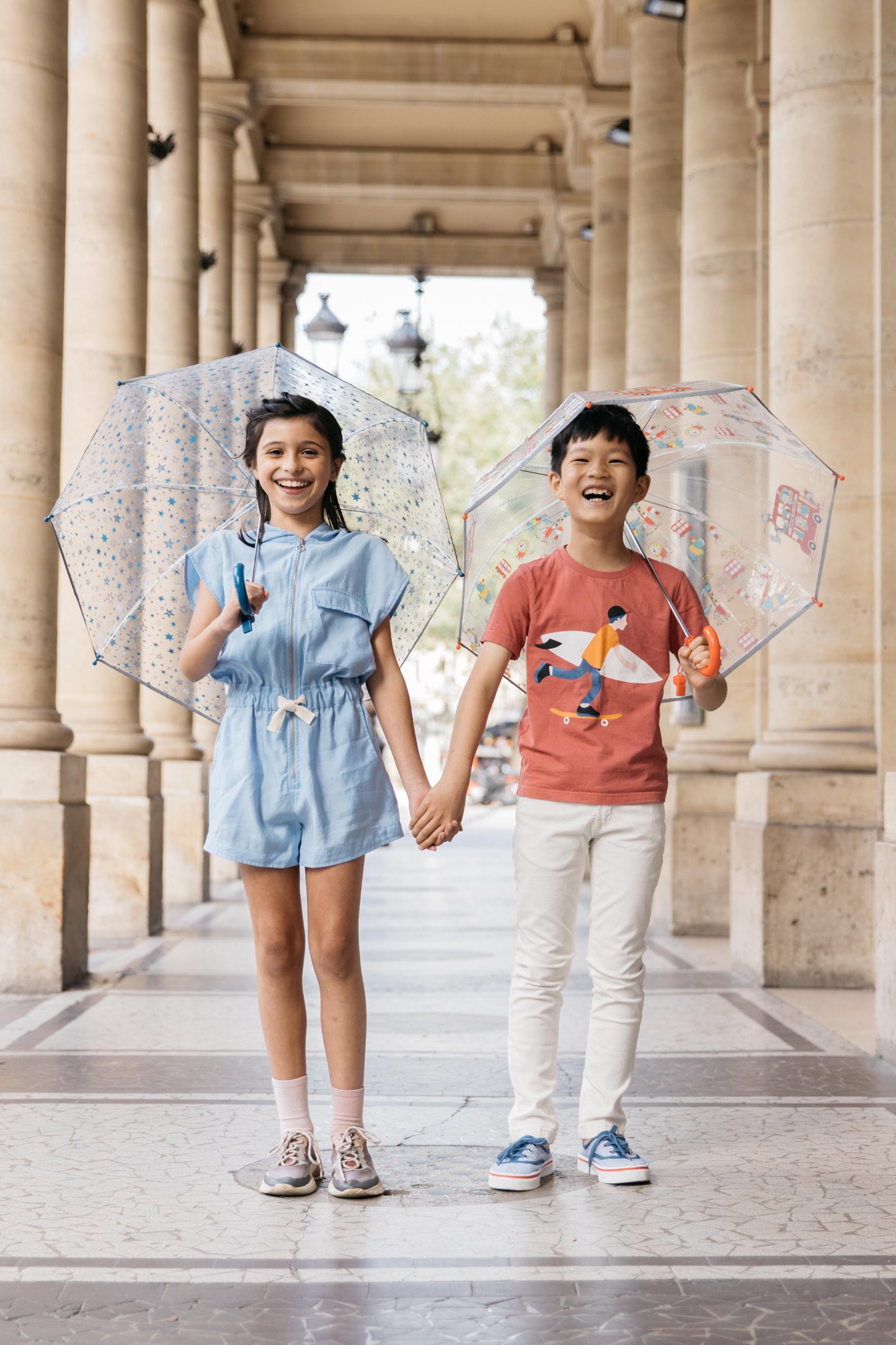 Smati Paris Animals Transparent Fluorescent Kids Umbrella