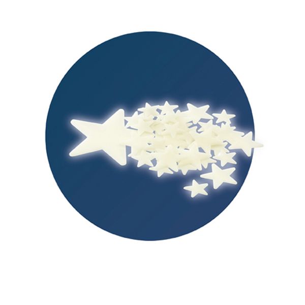 Djeco Phosphorescent Wall and Ceiling Decorations / Stars