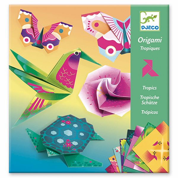 Djeco - Origami Set: Tropics