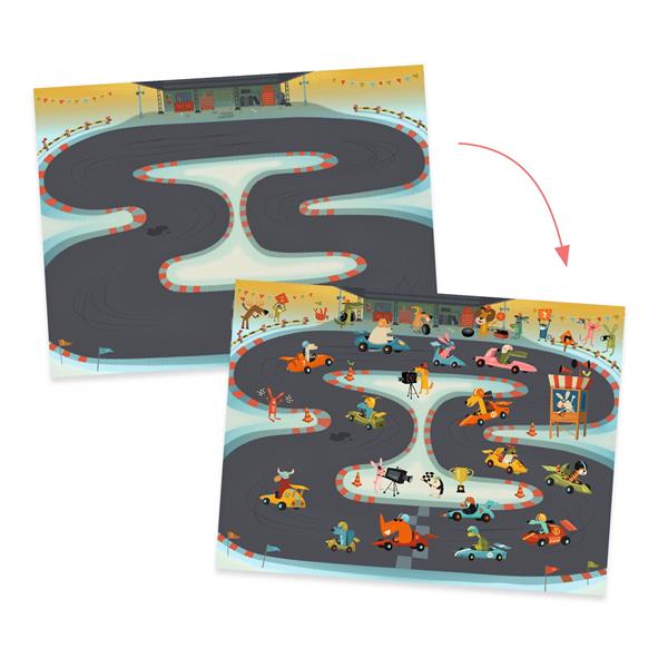 Djeco - Transfer Decals Activity: Cars & Trucks