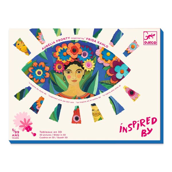 Djeco - Inspired By Art Activity - Frida Kahlo Paper Flowers