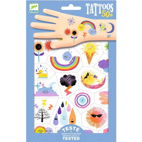 Djeco - Temporary Tattoos Two-Page Sets
