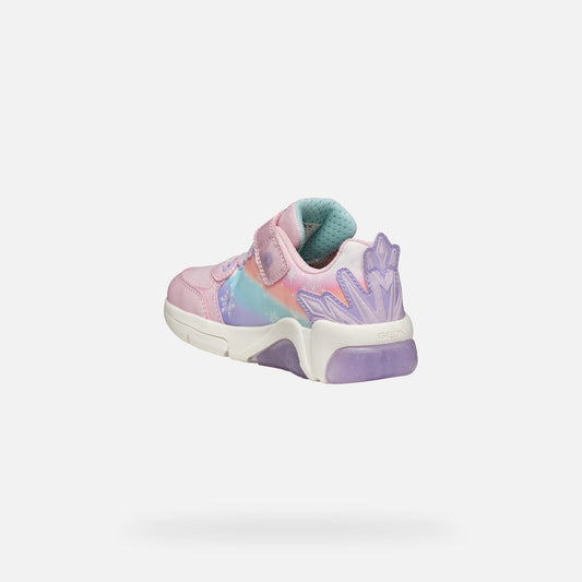 Geox Fadinlight Girl's Sneakers Disney Frozen Elsa - Pink/Lilac
