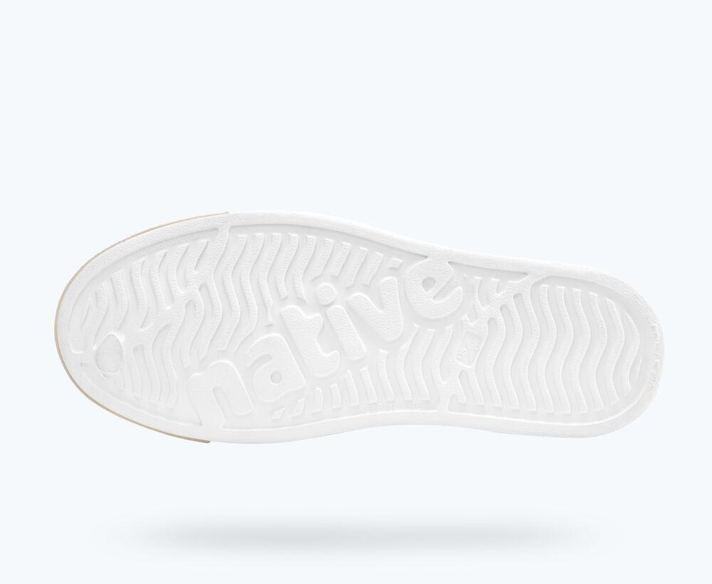 Native Shoes Jefferson Block Kids - Shell White / Bone White / Popsicle Plam Block